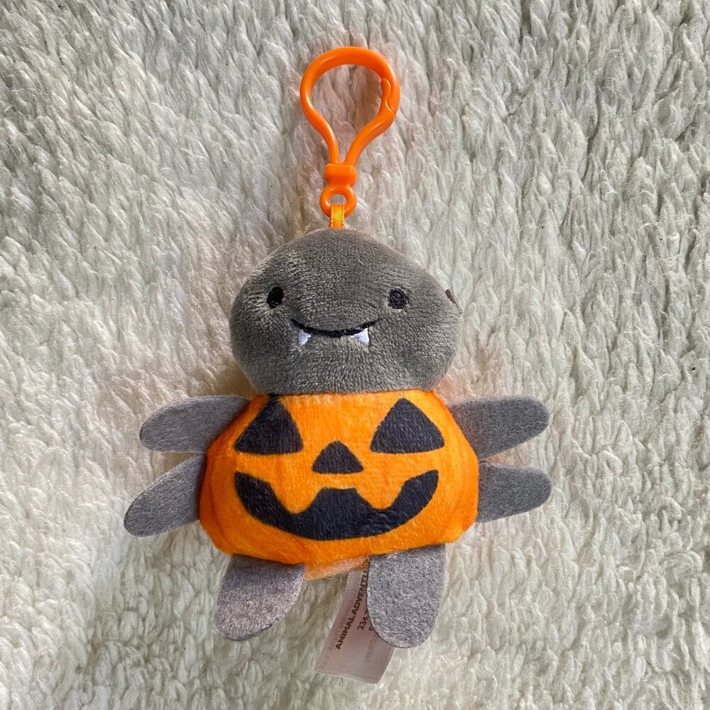Animal Adventure Costume Critter Grey Bat Keychain – Halloween Clip-On Plush Toy